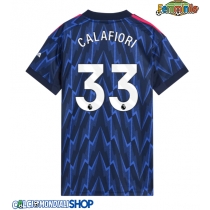 Maglie da calcio Arsenal Riccardo Calafiori #33 Seconda Maglia Femminile 2025-26 Manica Corta